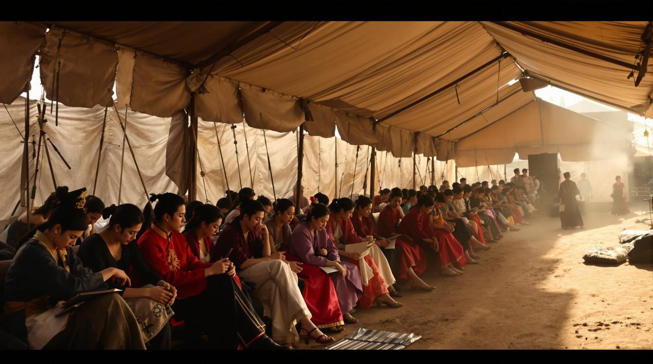 影视剧组被曝拖欠演员工资，数百名群众演员集体维权